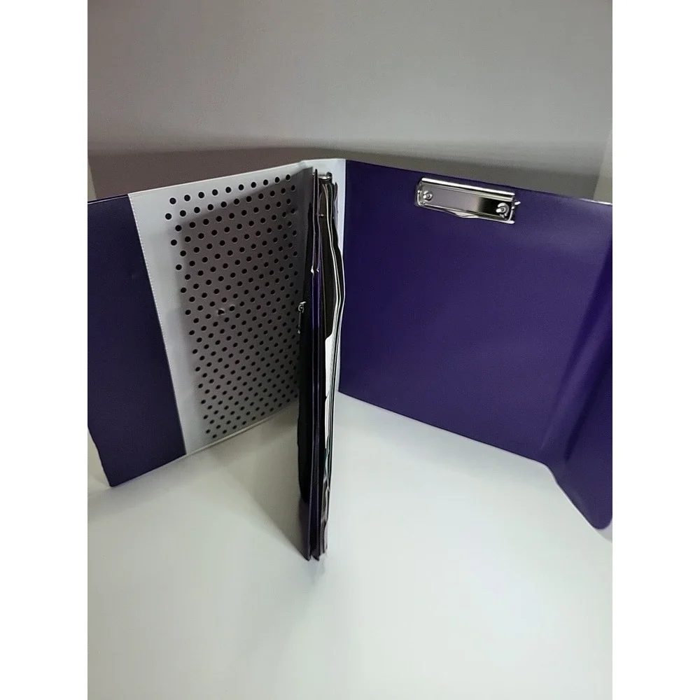 Trapper‎ Keeper Mead Animal Print Purple Pink Retro Vintage Binder School 80's